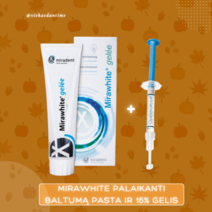 RUDENS PASIŪLYMAS NR.2 Mirawhite palaikanti baltumą dantų pasta + Opalescence 16% gelis