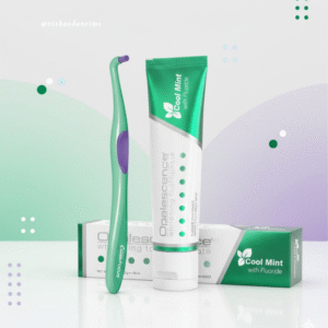 Burnos priežiūros rinkinys Opalescence pasta ir vieno danties šepetėlis 1 vnt.