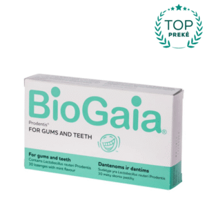 BioGaia® ProDentis čiulpiamosios pastilės, 30 vnt.